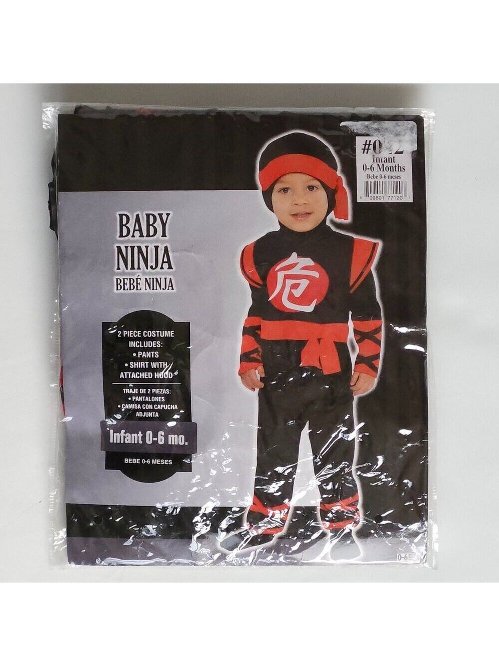 CUTE BABY NINJA Costume BNIP Infant 0-6 months